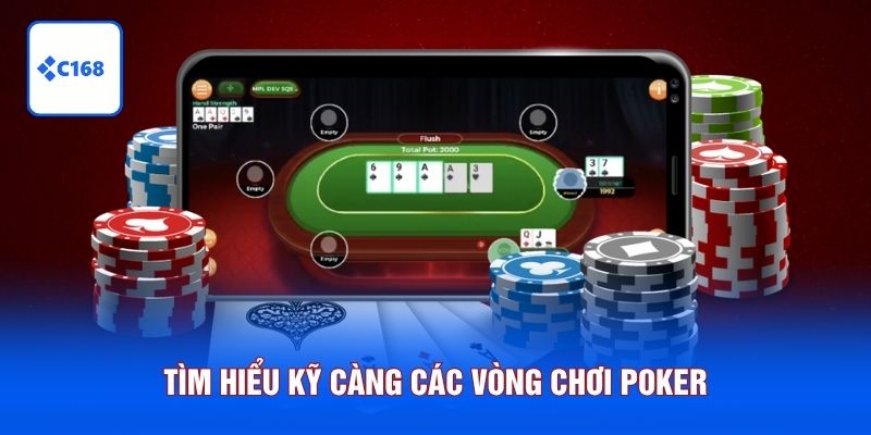 Tìm hiểu kỹ càng các vòng chơi Poker